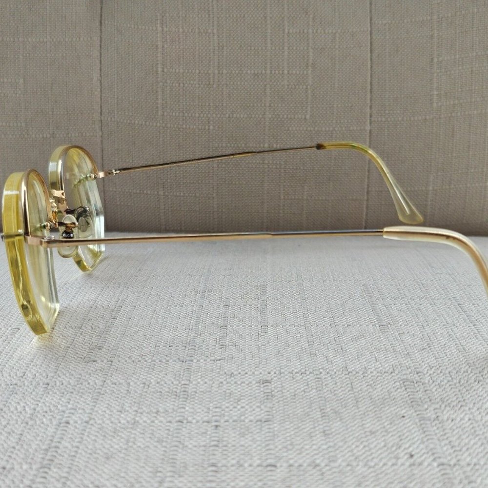 Art Craft USA Glasses Frame Vintage Eyeglasses Rimless Frame Gold Tone Frame - Picture 7 of 13